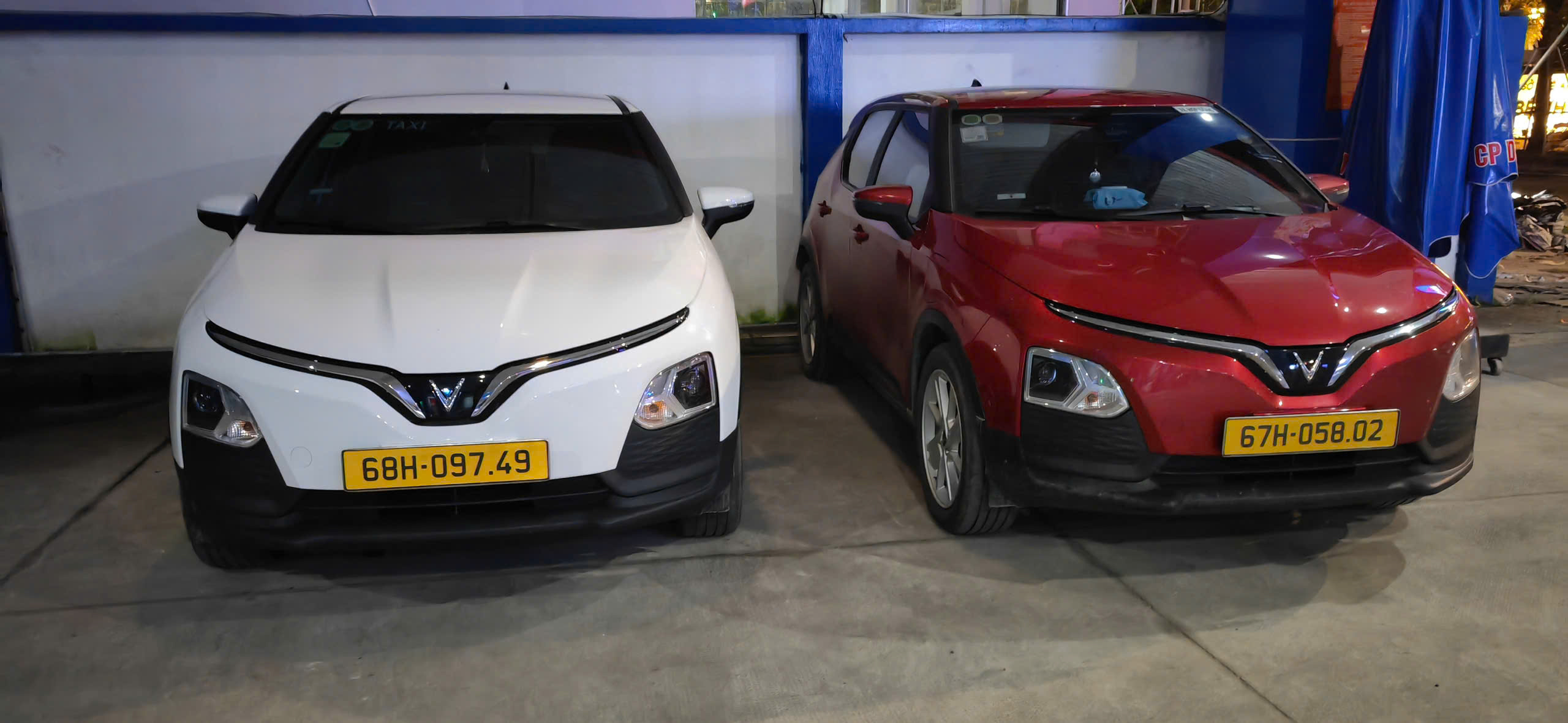Dàn xe điện VinFast VF5 Taxi Long Xuyên An Giang biển số 67H